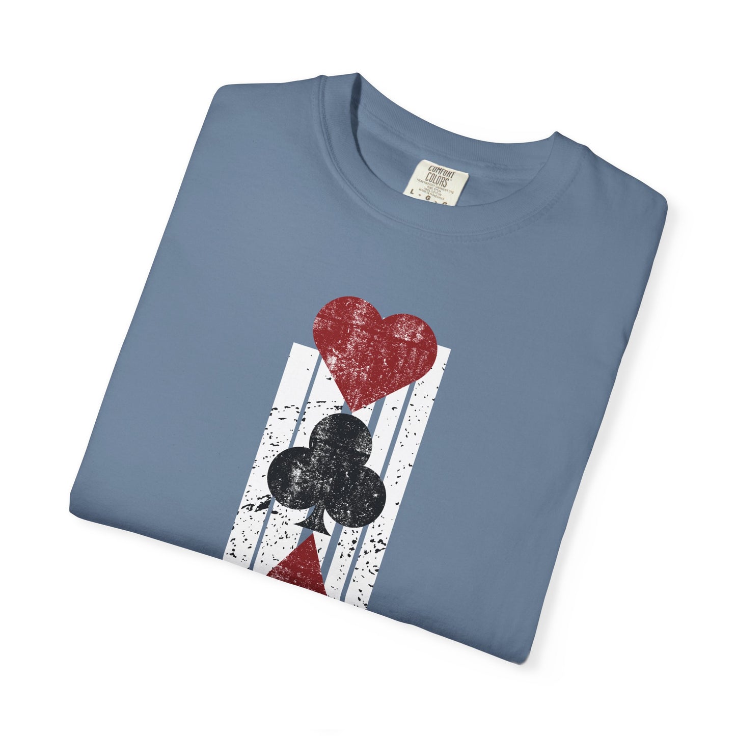 Queen Of Hearts Retro Shirt Vegas Gambling 80's Shirt Vacation Tee Unisex Garment-Dyed T-shirt Comfort Colors Shirt For Vegas Trip