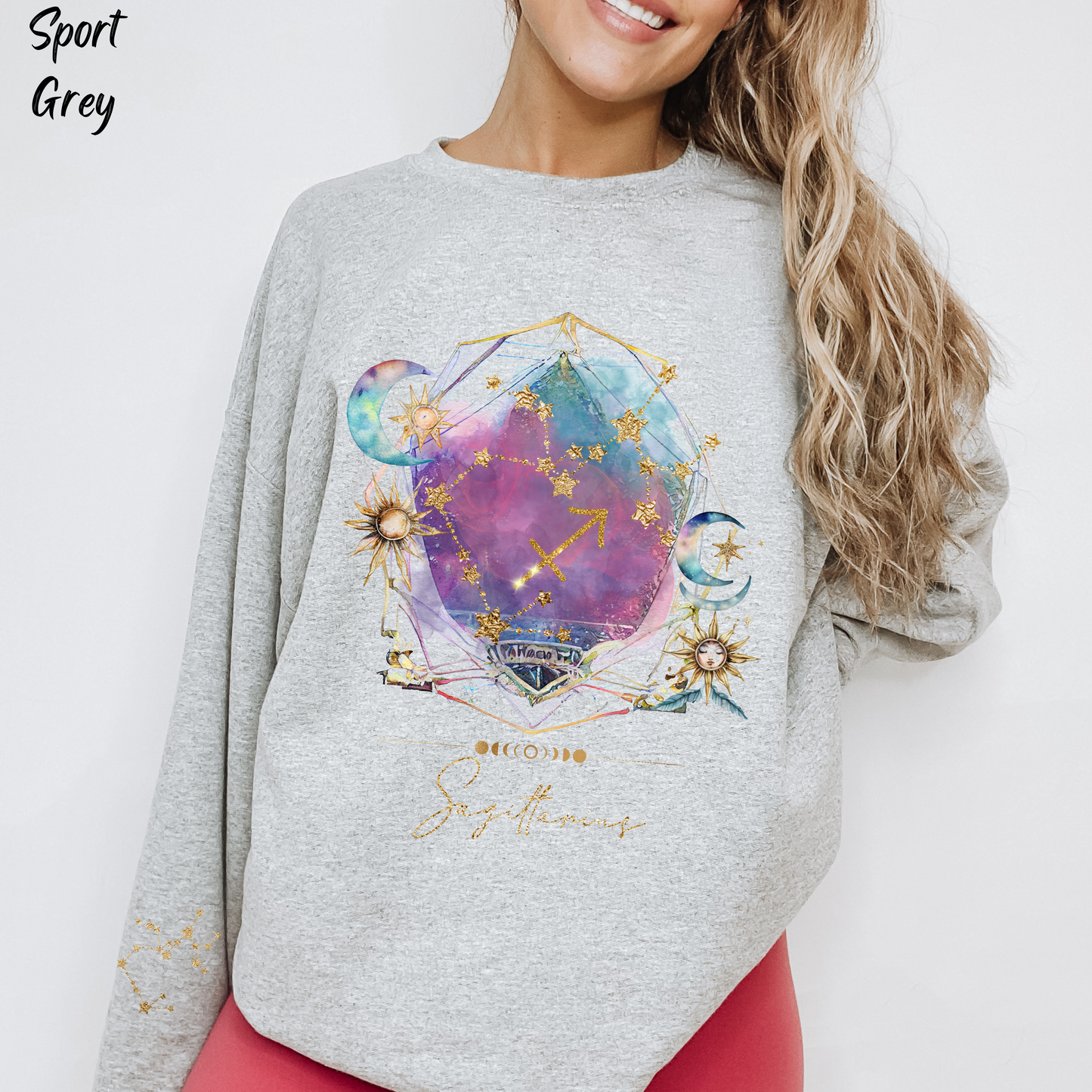 Sagittarius Sweatshirt Sagittarius Gift Astrology Sweatshirt Vintage Sagittarius Shirt Retro Boho Celestial Sweatshirt Sagittarius Birthday